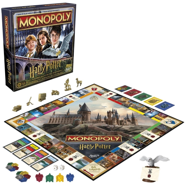 Hasbro Brädspel Monopoly Harry Potter (SE/FI)