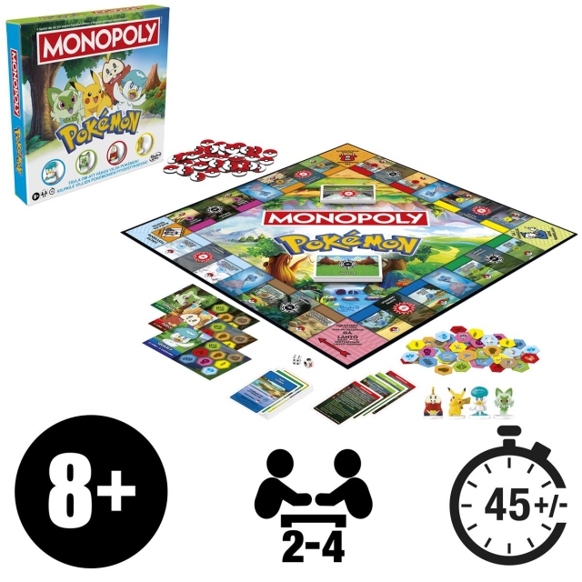 Hasbro Brädspel Monopoly Pokemon (SE/FI)