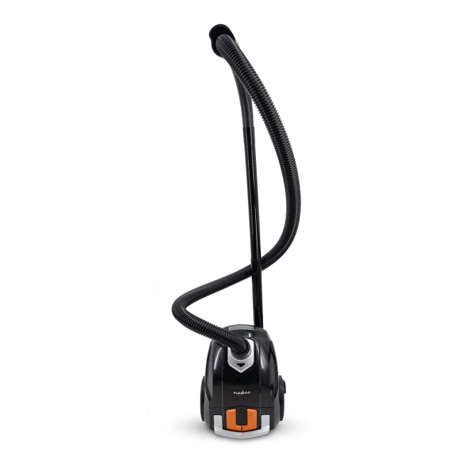 Nedis Stofzuiger | Met Zak | 700 W | Stof capaciteit: 2.0 l | Combi-Borstel | Actieradius: 7.50 m | Hepa 12 | Oranje / Zwart
