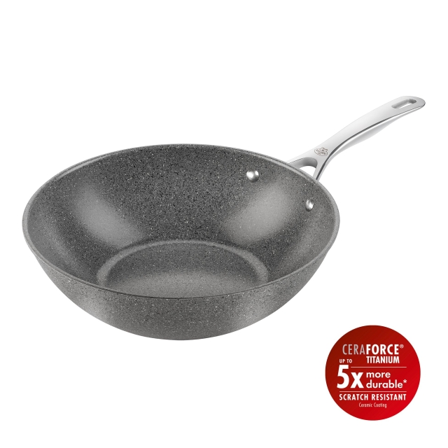 Ballarini Salina Keramische Wok - geen-kleur - 30 cm