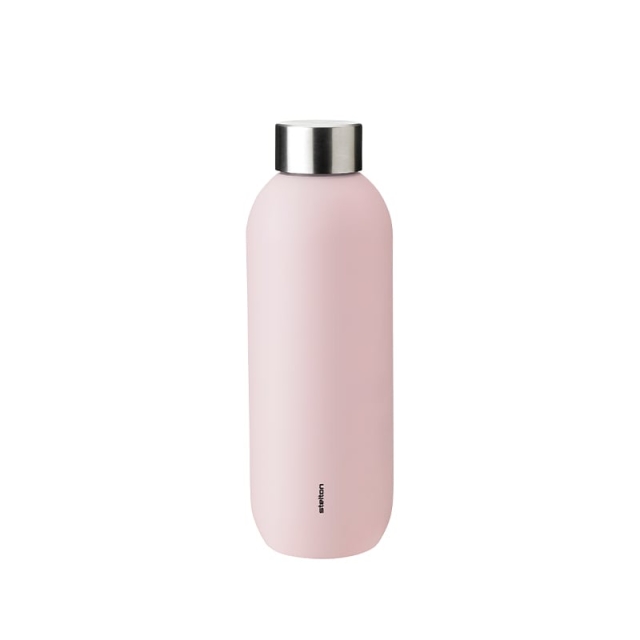 Stelton Keep Cool Vacuüm Geïsoleerde Fles 0,6 L (Soft Rose)