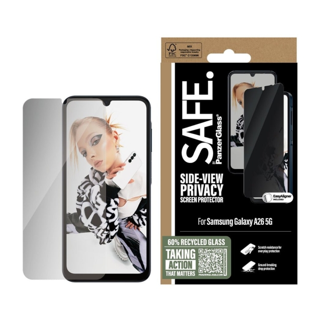 PanzerGlass - SAFE Privacy Screen Protector Galaxy nieuwe A26 5G UWF