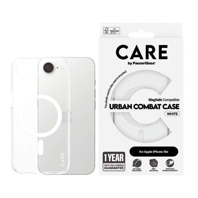 PanzerGlass CARE by PanzerGlass- Transparant hoesje - MagSafe - iPhone 16e
