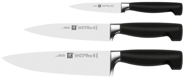 Zwilling FOUR STAR, messenset, 3-delig - zonder kleur - E