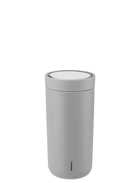 Stelton To-Go Click Vacuüm Geïsoleerde Beker 0,4 L (Lichtgrijs)