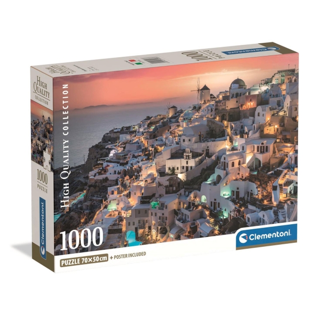 Clementoni Pussel 1000 Pcs CB High Quality Collection Shades Santorini