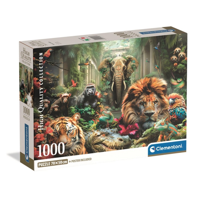 Clementoni Pussel 1000 Pcs CB Mystic Jungle