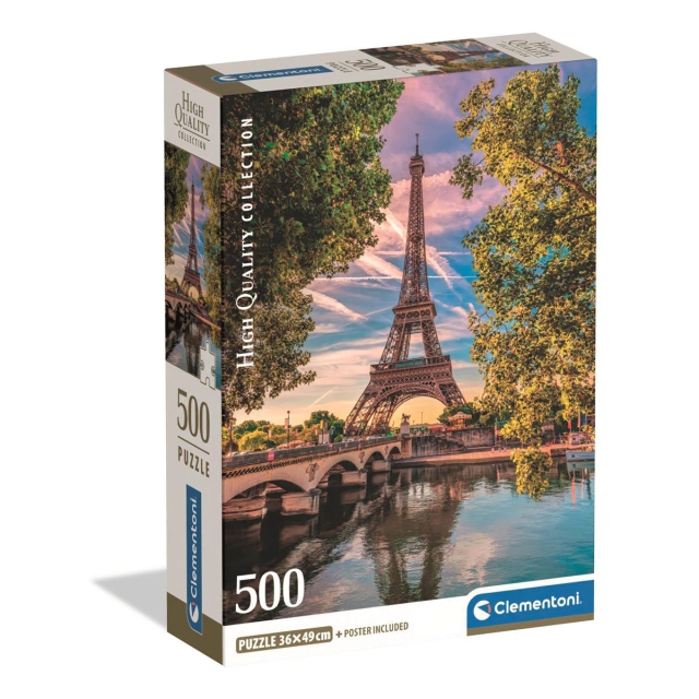 Clementoni Pussel 500 Pcs CB High Quality Collection Along The Seine