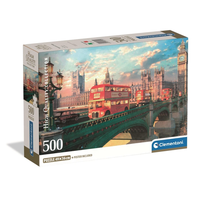 Clementoni Pussel 500 Pcs CB High Quality Collection Westminster Bridge
