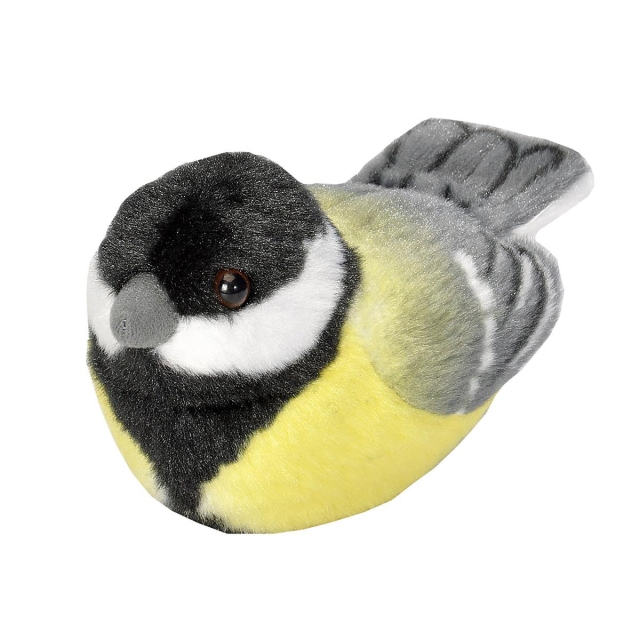 Wild Republic Gosedjur Bird With Sound 18 cm Större Talgoxe