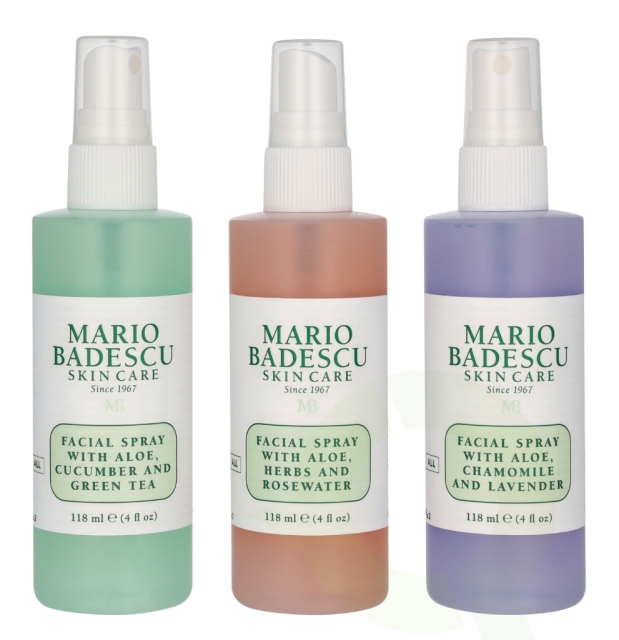 Mario Badescu Spritz Mist & Glow Set 354 ml 3x118ml