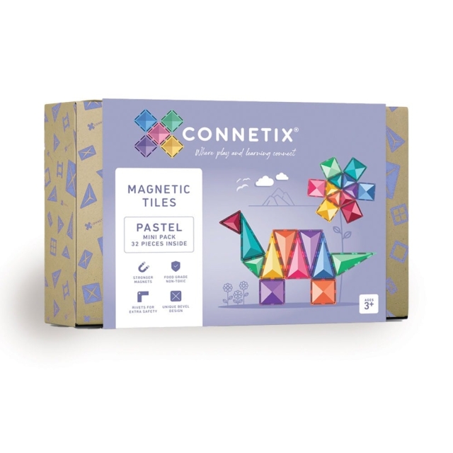 Connetix Pastel Minipak 32 Stuks - (CT-P-00032-MI)