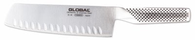 GLOBAL Vegetable Knife with Granton Edge - 18 cm