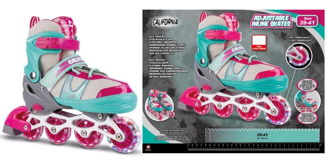 California Inliner met licht maat 39-41 - Groen (24940)