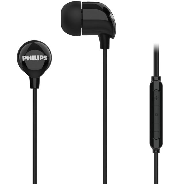 Philips Hörlurar In-Ear Kabel Fjärrkontroll Svart