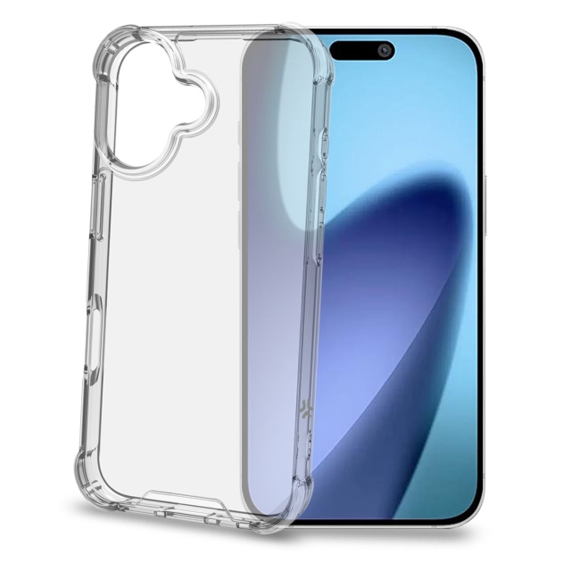 Celly Armor Stöttåligt skal iPhone 17 Transparent