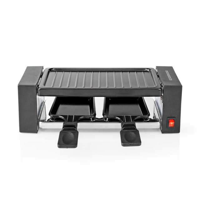 MELISSA Raclette / Gourmetstel | 2 Personen | 400 W | 23 x 10 cm | Anti-aanbaklaag