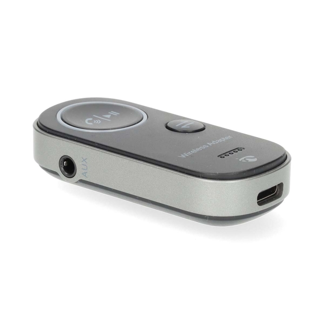 Nedis Bluetooth® Zender / Ontvanger | Ingangen audio / video / data: USB-C™ Female | Uitgangen audio / video / data: 1x 3.5 mm | SBC | Maximaal 1 Apparaat | Maximale batterijduur: 8.5 uur | Zwart