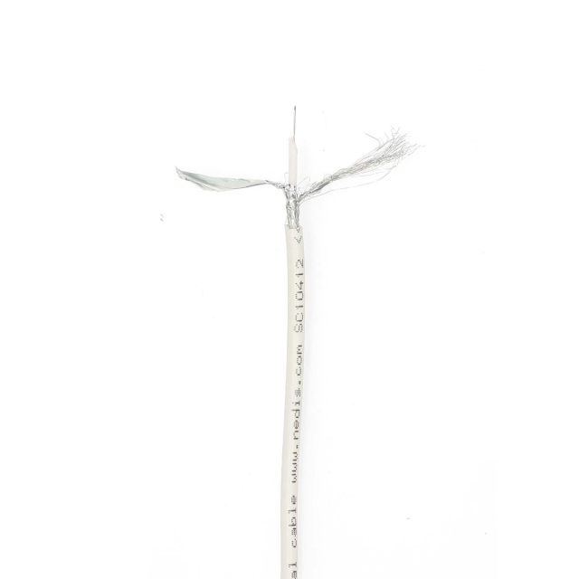 Nedis Coaxkabel op Haspel | Mini Coax | Dubbel Afgeschermd | ECA | 10.0 m | Coax | PVC | Wit | Folieverpakking