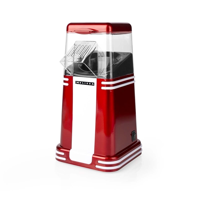 MELISSA Popcornmaker | 60 g | 1200 W | 2 - 4 min | Rood/Wit