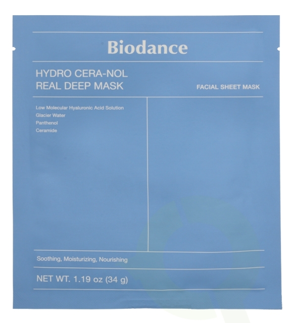 Biodance Hydro Cera-Nol Real Deep Mask 34 g 4 Pieces