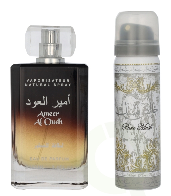 Lattafa Ameer Al Oudh Giftset 150 ml Edp Spray 100ml/Deo Spray 50ml