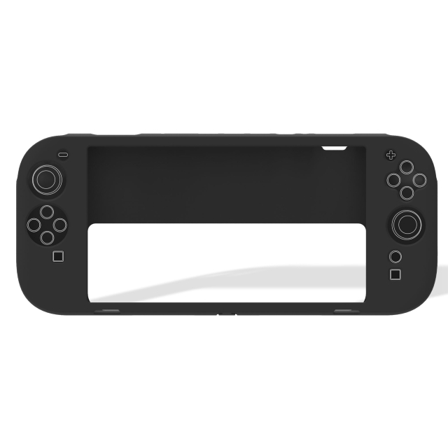 Trade Invaders Silicone behuizing voor Switch 2 console - Zwart