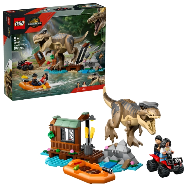 LEGO T. rex ontsnapping uit rivier (6533325)