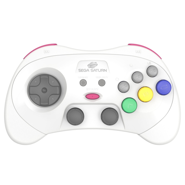 Retro-Bit SEGA Saturn PRO Controller - Wit