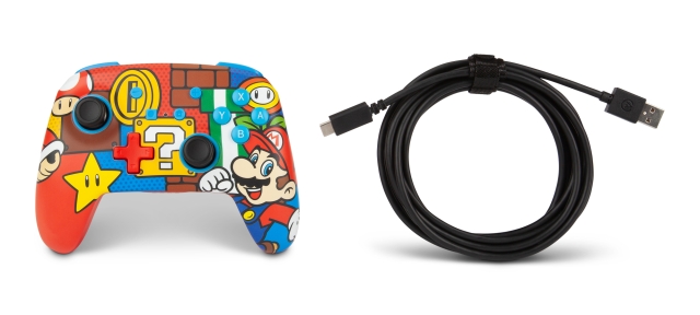 PowerA Verbeterde draadloze controller - Mario Pop/Nintendo Switch