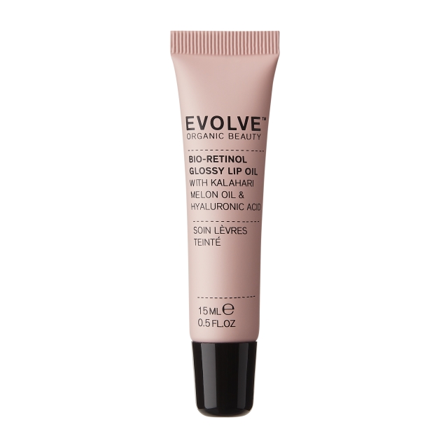 Evolve Beauty Bio-Retinol Glanzende Lipolie 15 ml - Zacht Roze