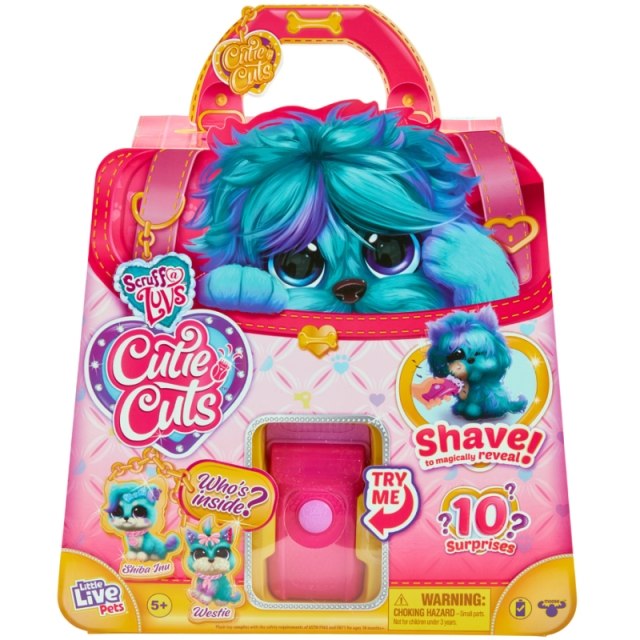 Scruff-a-Luv s Cutie Cuts - Blue Surprise Pet Salon Speelset (30296)