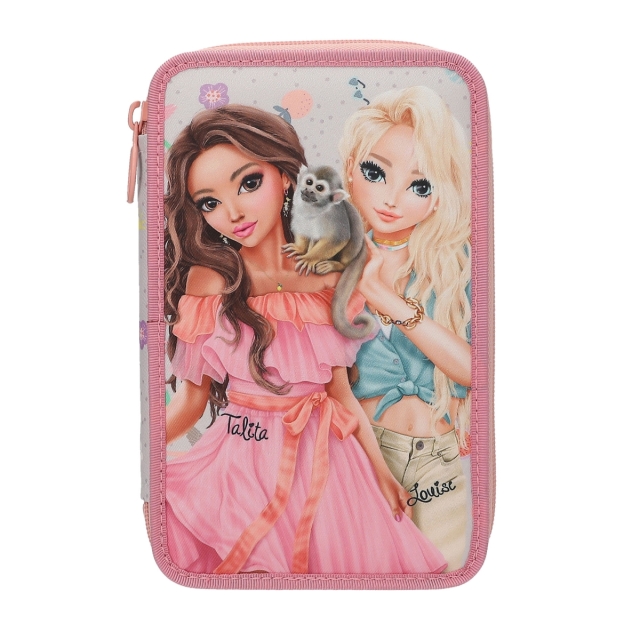 TOPModel Drievoudig etui JUICY - abrikoos, roze, geel (413324)