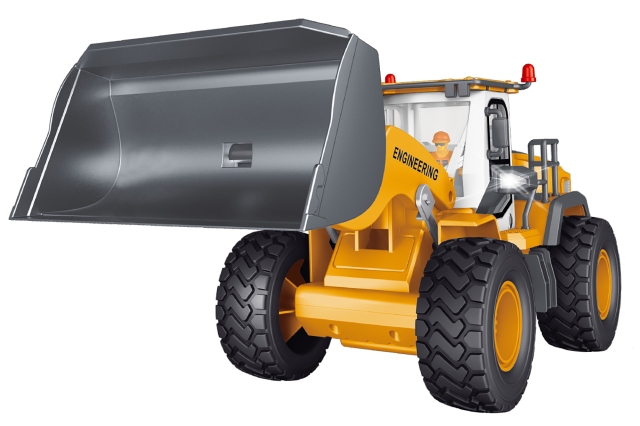 MX R/C Constructions Bulldozer R/C 1:18 2,4GHz, 3,7V Li-Ion, 9 kanalen (471469)