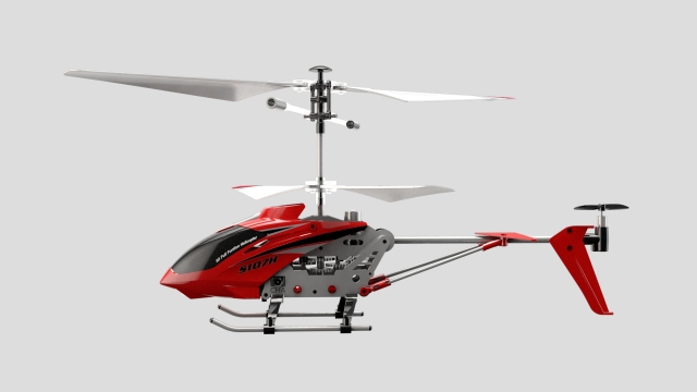 Syma R/C S107H Helikopter 2,4GHz 23 cm Rood - (50402)