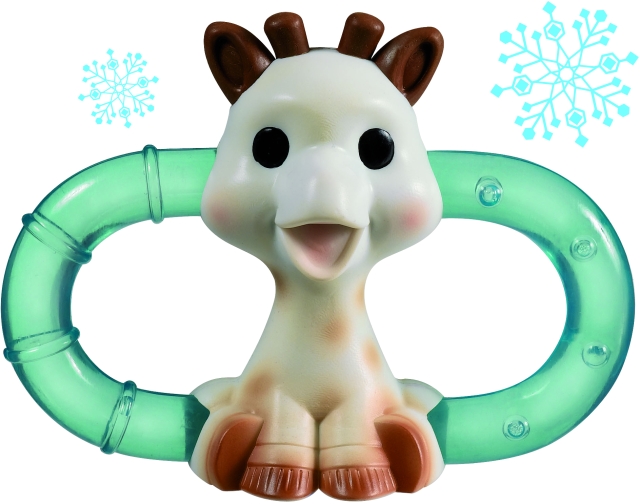 Sophie la Girafe Bijtring met dubbele ijsbijt (010315)