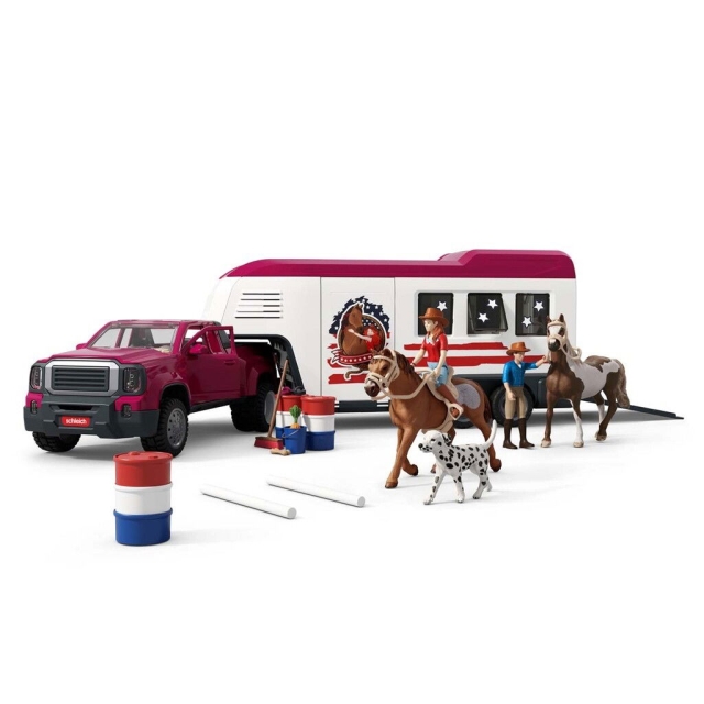 Schleich Lakeside vrachtwagen en aanhanger (42705)