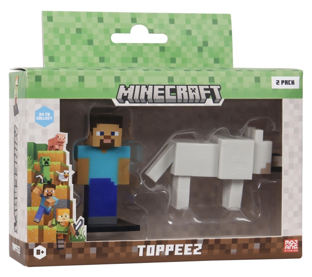 MINECRAFT 3D figuur 2 Pack vensterdoos - (2015MC)