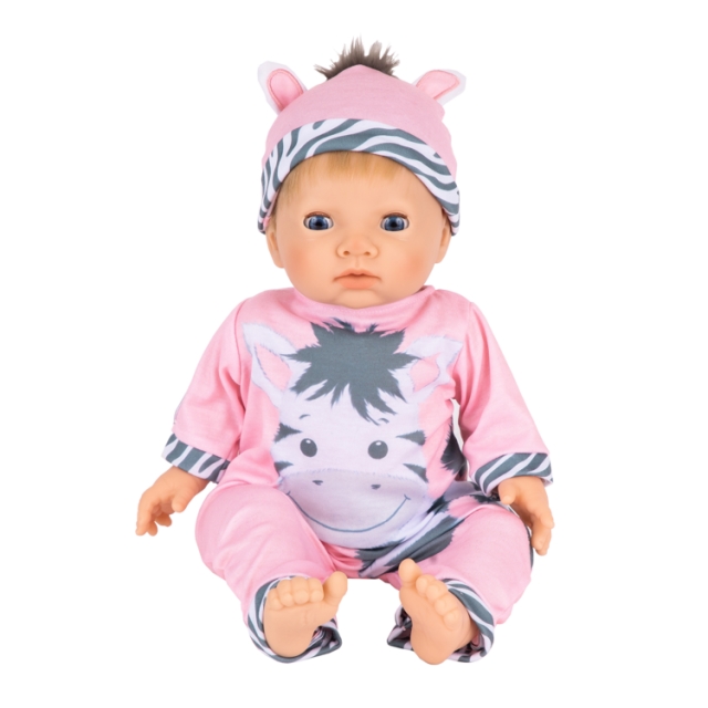 Tiny Treasure Blonde pop zebra outfit (30267)
