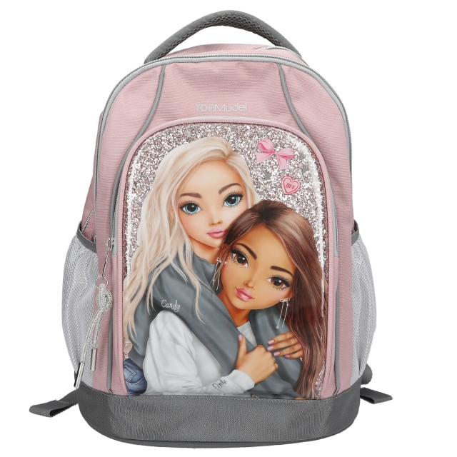 TOPModel Schoolrugzak MY BFF - Roze en Grijs - 40 x 30 x 19 cm (413316)