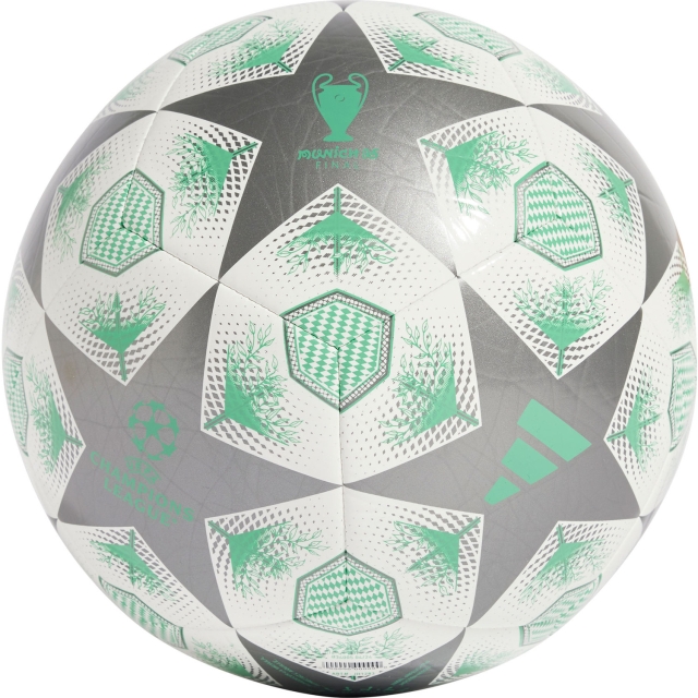 Adidas UEFA Champions League voetbal maat 5 - zilver/groen
