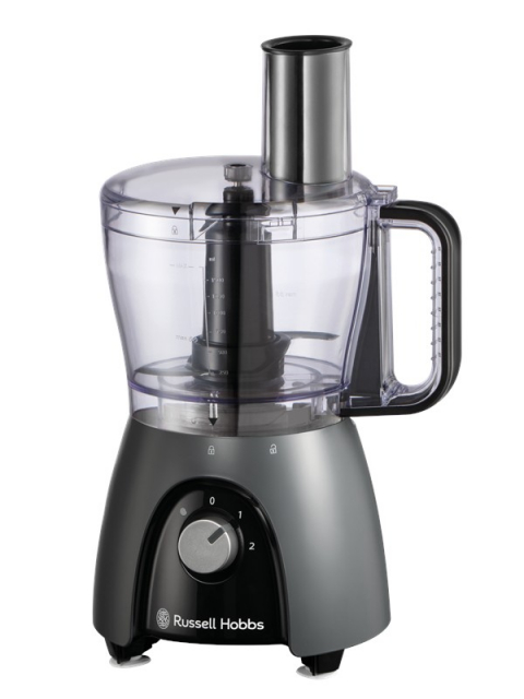Russell Hobbs Keukenmachine - Matte Charcoal - 2.3L Kom, 1.5L Kan Blender