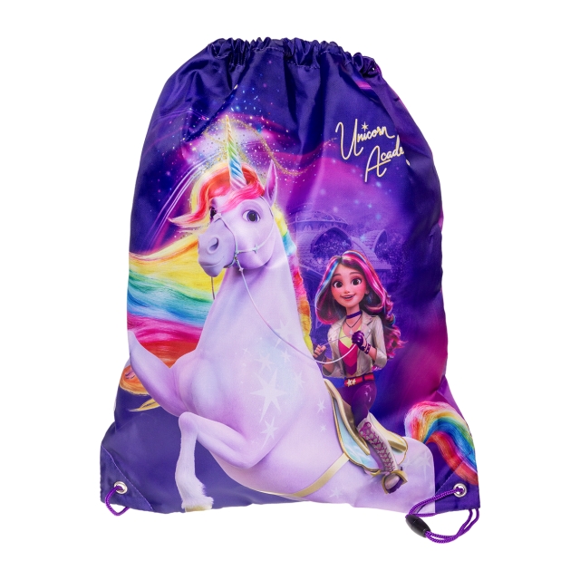 STOR Unicorn Academy - Gymtas met koord - 35 x 45 cm