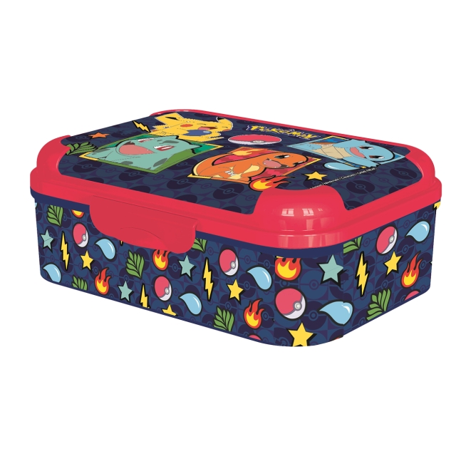 STOR POKÉMON Asker Lunchbox - 17 x 13,5 x 6,2 cm