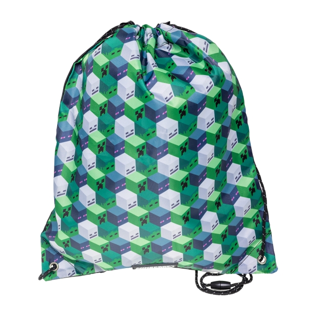 STOR Minecraft Gymtas met koord - 35 x 45 cm