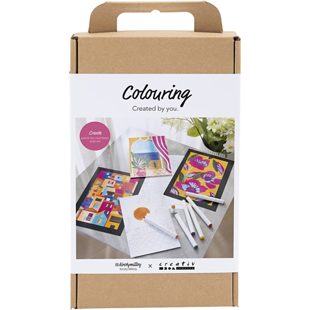 Creative Toys Creativ - Knutselset Kleurplaten, Verf op Nummer, Markers, 1 Pak - ()