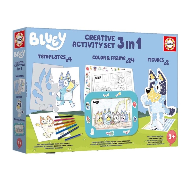 Educa 3 In 1 Bluey Creatieve Activiteiten Set (80-19887)