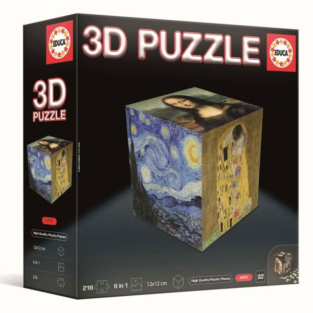 Educa 3D puzzel kubus kunst (80-20123)