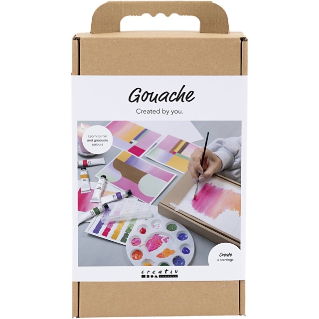 Craft Kit Plakkaatverf - Schilderijen - geassorteerde kleuren (977851)