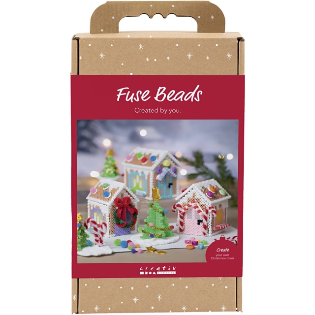 Knutselset Lontkralen - Kersthuis - geassorteerde kleuren (977828)